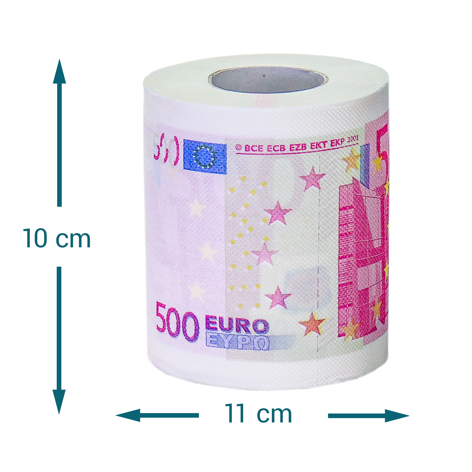 Geld Toilettenpapier - 500 Euro - 2er Set 4127 - 7
