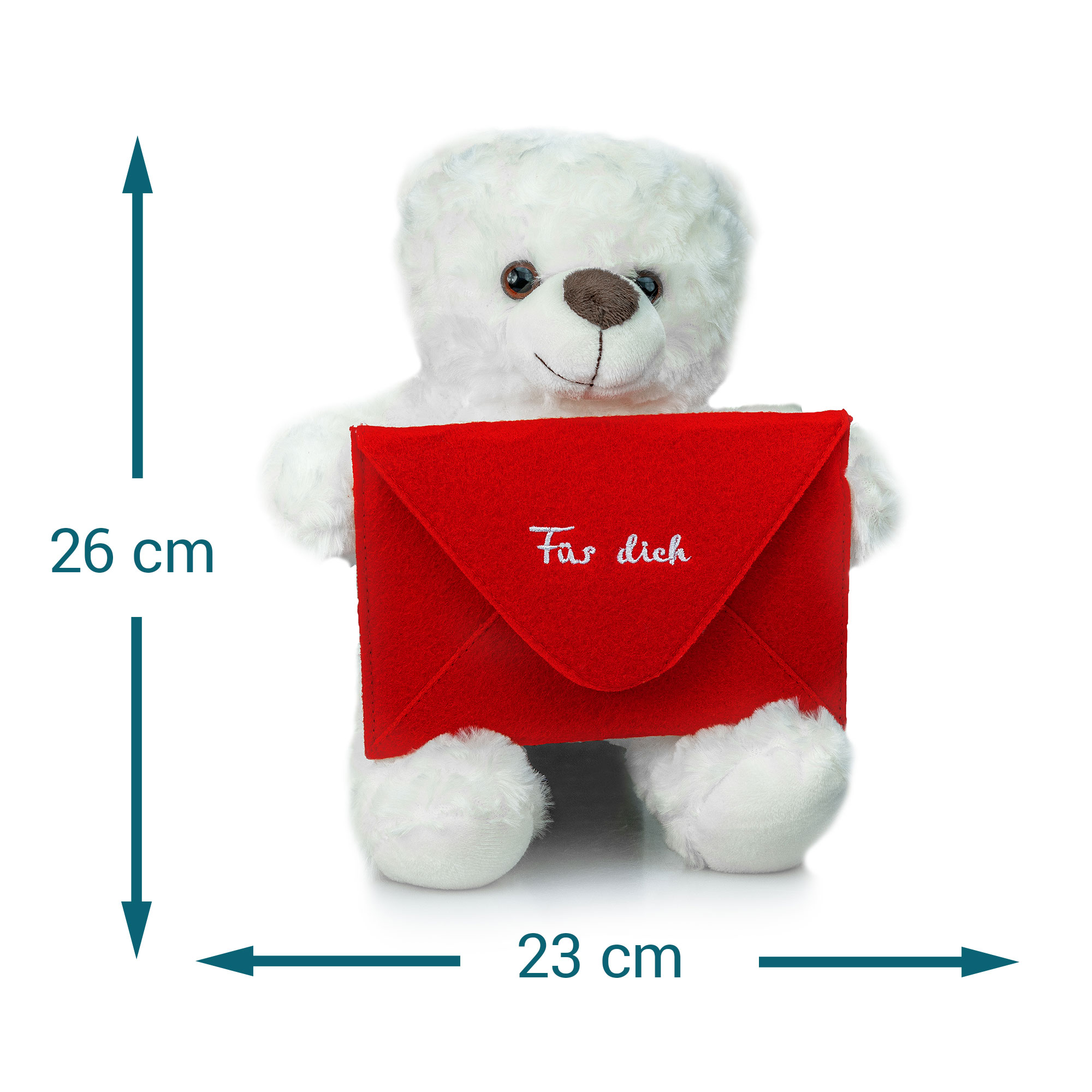 Botschaftsbär - roter Umschlag 3659 - 10