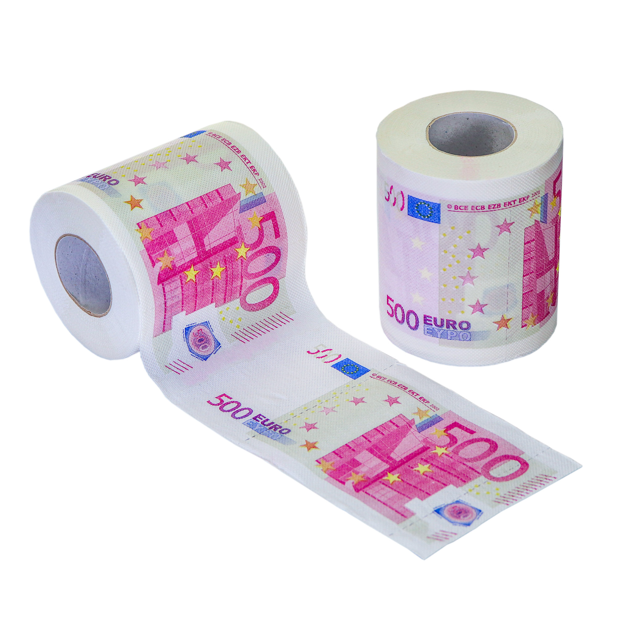 Geld Toilettenpapier - 500 Euro - 2er Set 4127 - 1