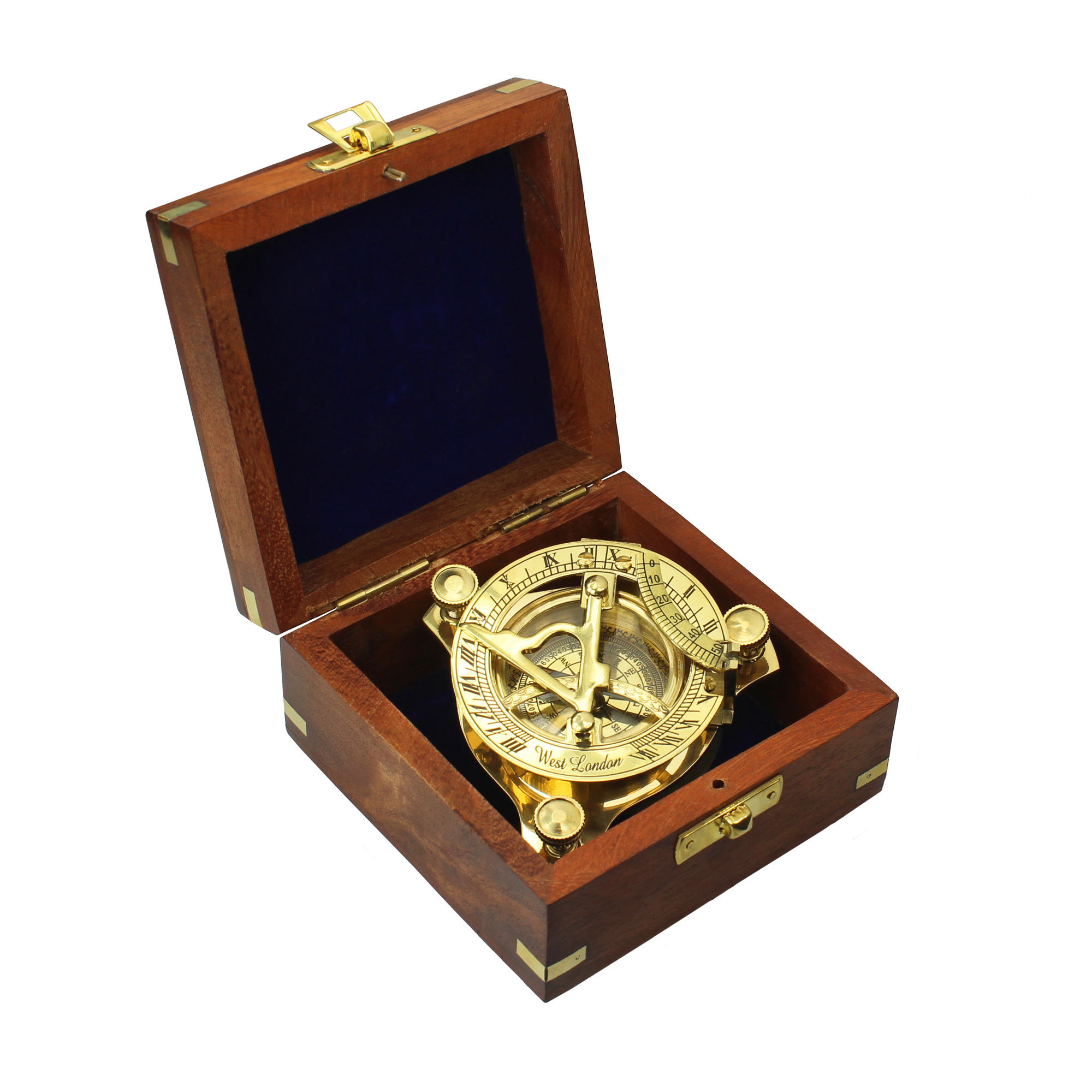 Sonnenuhr mit Kompass - Geokoordinaten