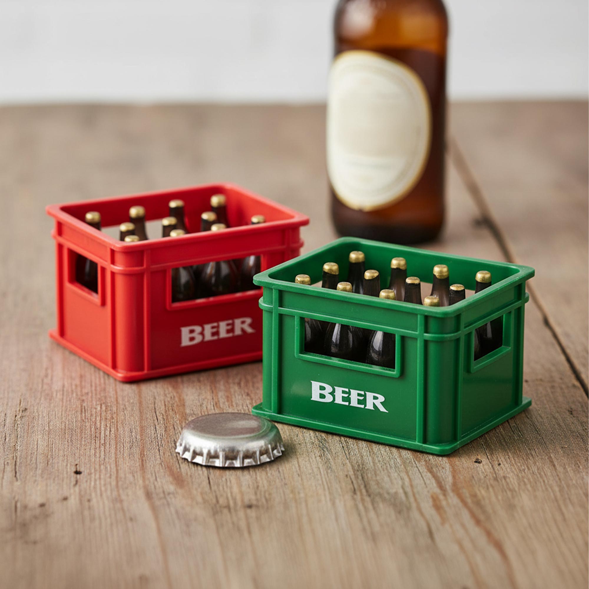 Flaschenöffner Bierkasten - Bieröffner mit Magnet Flaschenöffner Bierkasten - Bieröffner mit Magnet