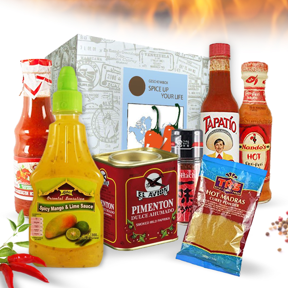 Hot and Spicy Geschenkbox - Spice Up Your Life