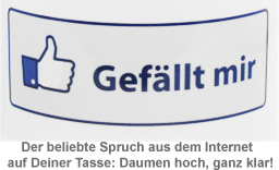 "Gefällt mir" Tasse 0912 - 2