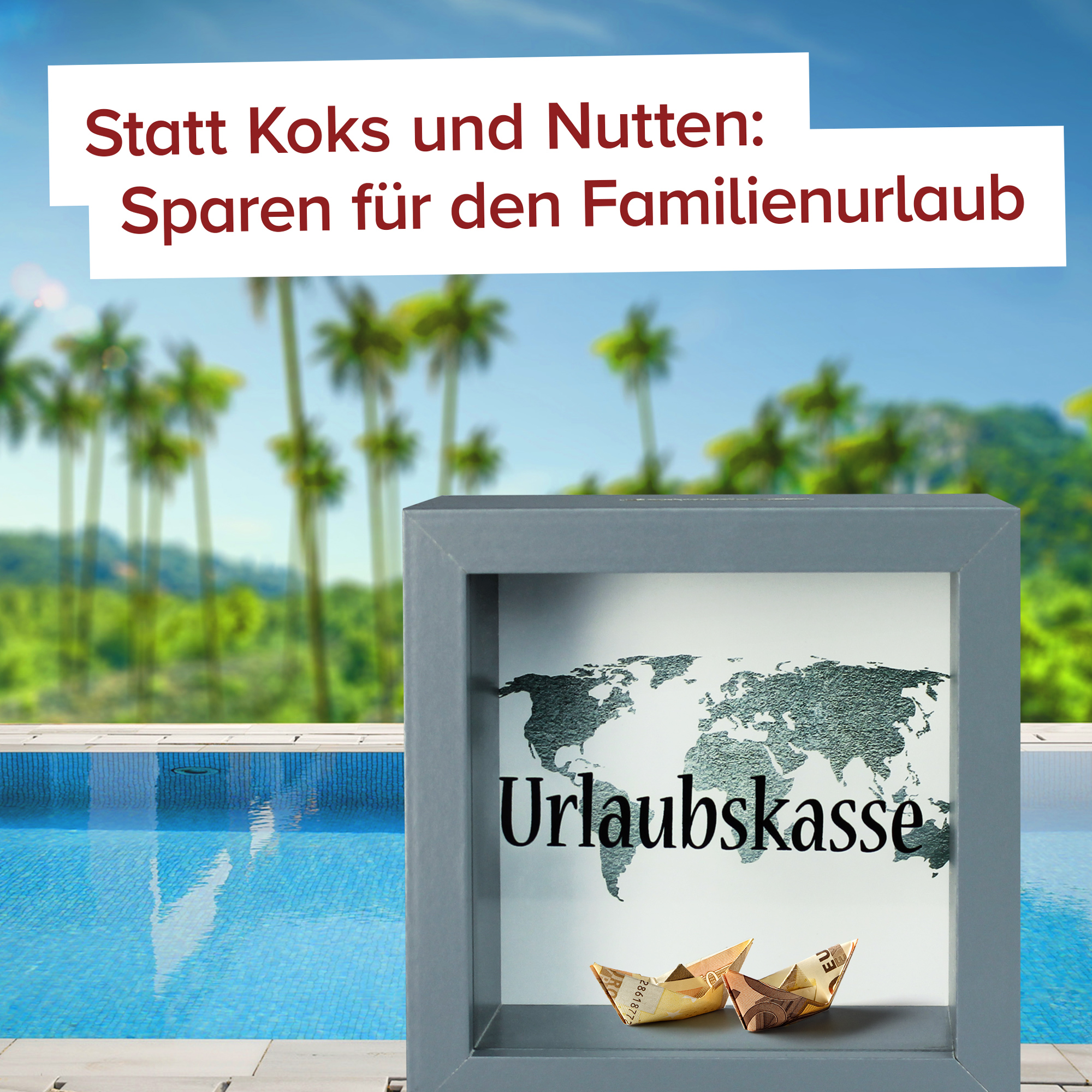 Spardose - Urlaubskasse 4050 - 7