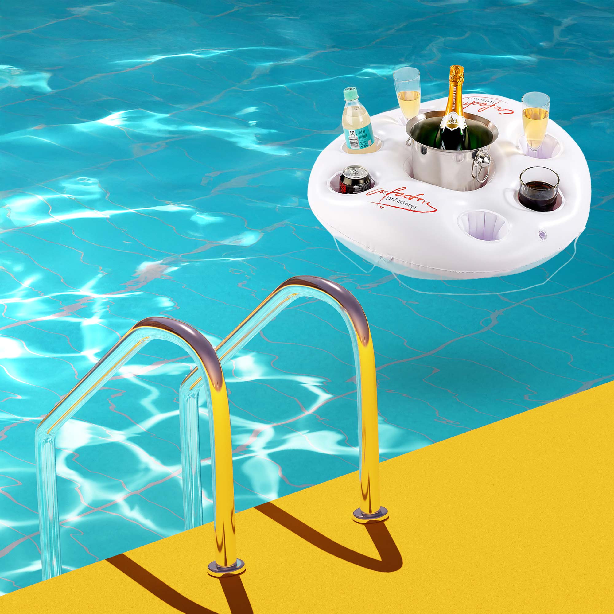 Aufblasbarer Getränkehalter