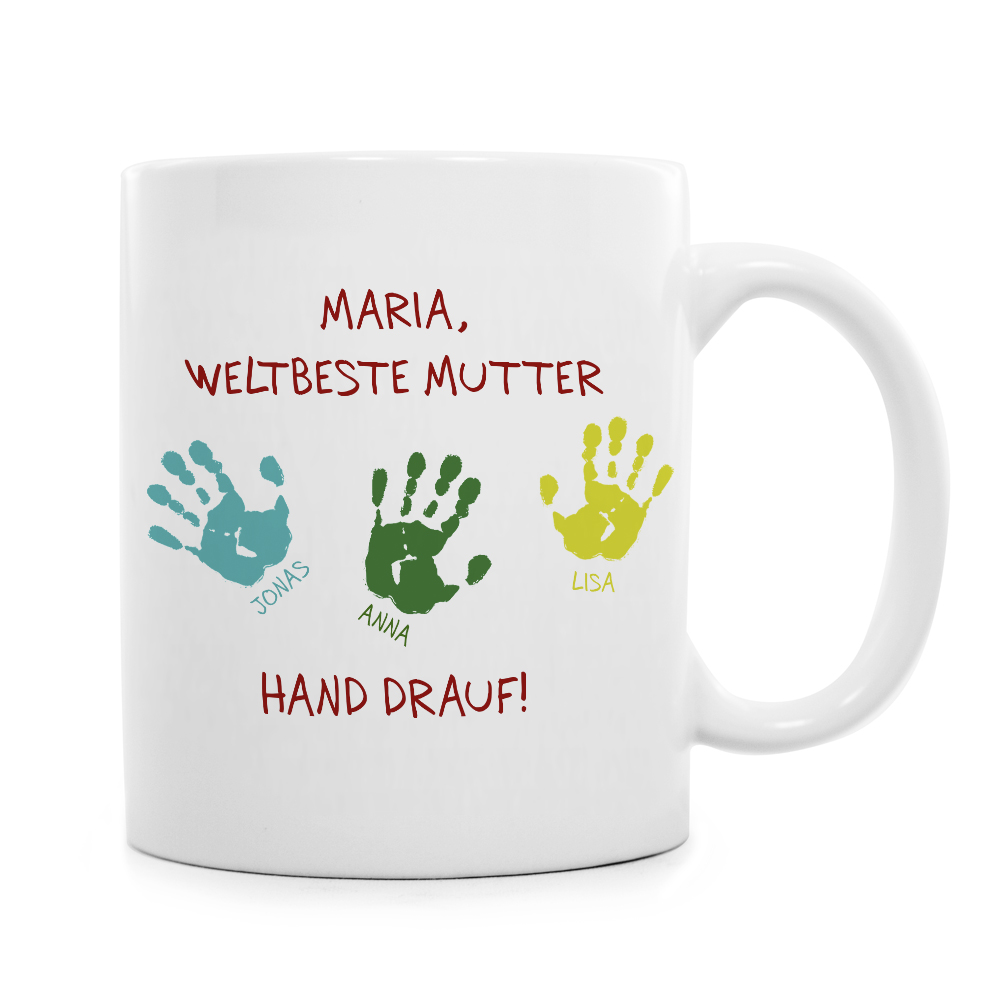 Tasse für Mutter - Hand drauf 1133