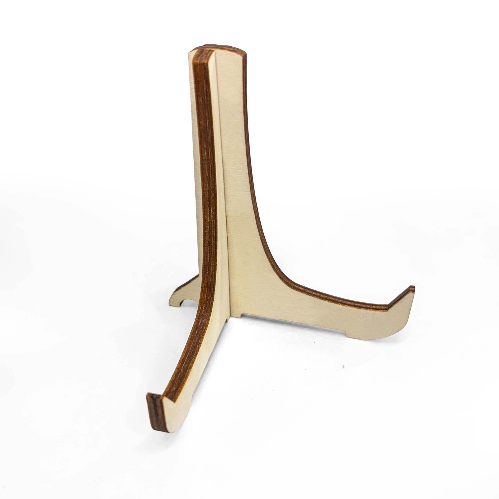 Holzständer für Baumscheiben - Displayständer als Aufsteller