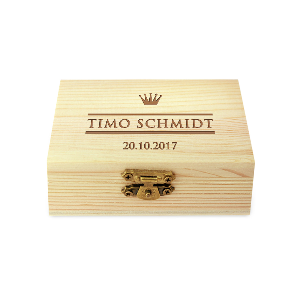 Whisky Steine in Holzkiste mit Gravur - Royal 3150 - 5