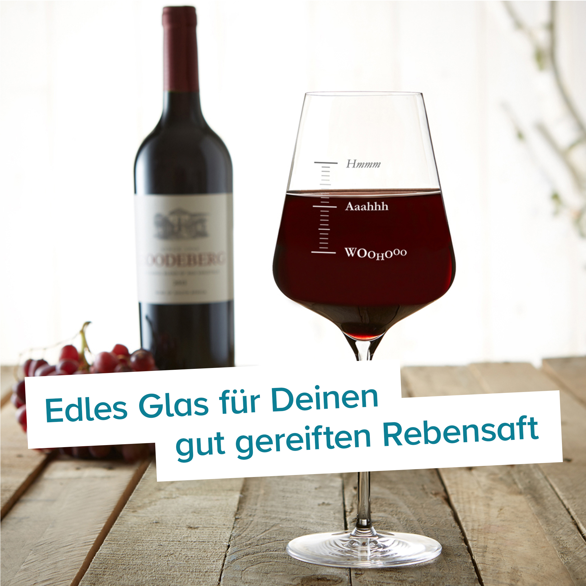 Weinglas mit Gravur - Woohooo 3283 - 6