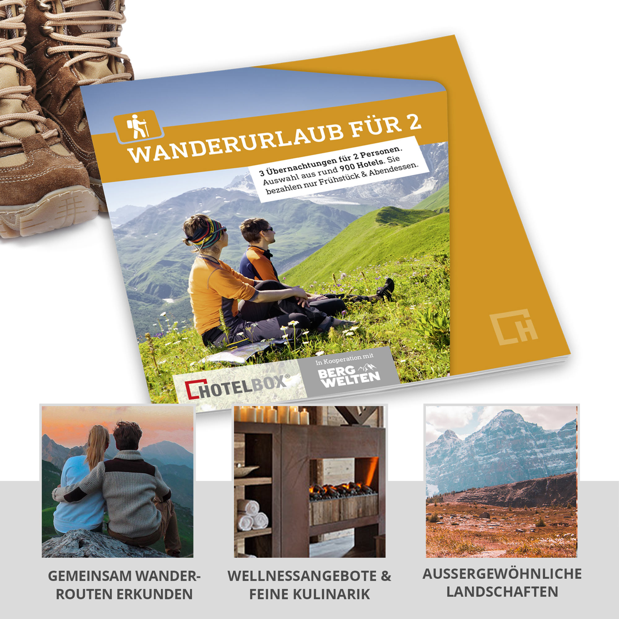 Wanderurlaub für 2 - Kurzurlaub Hotelgutschein