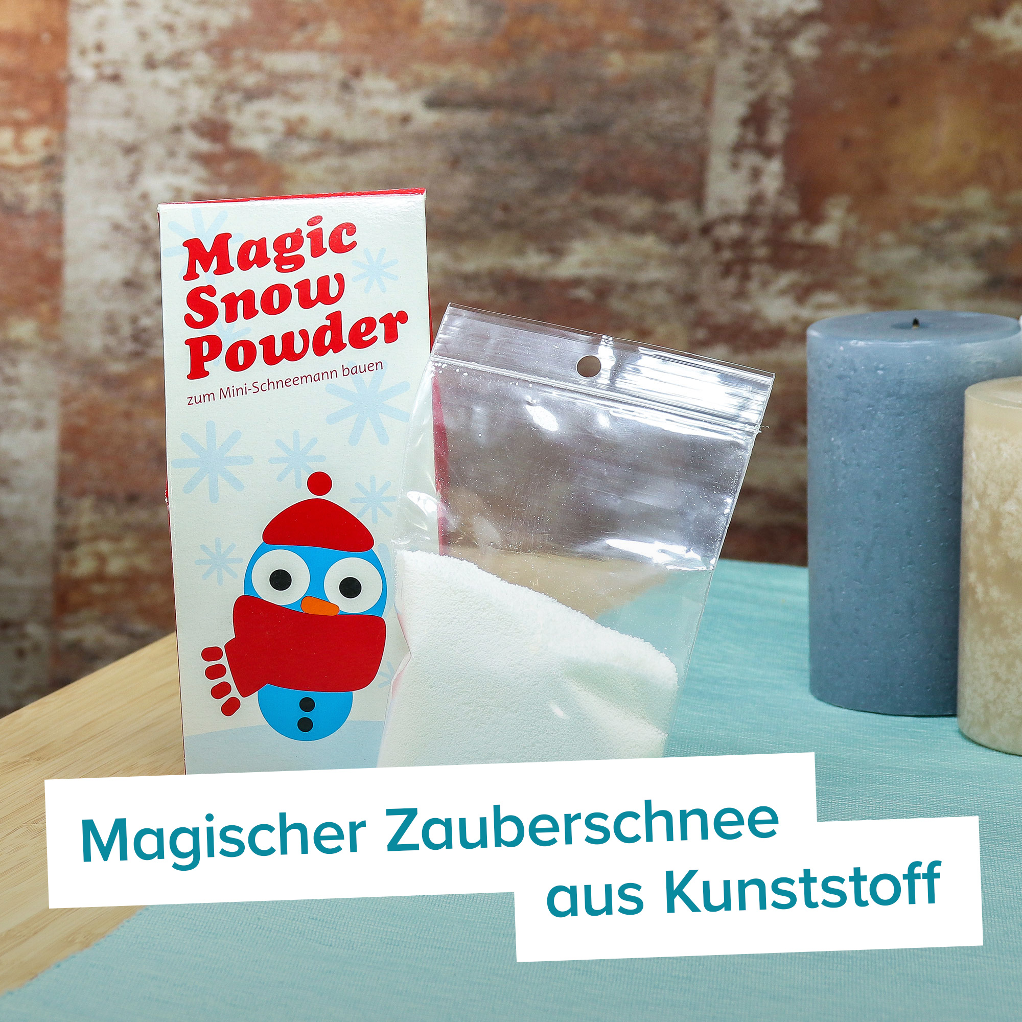 Zauberschnee - Magisches Pulver für Kunstschnee 4032 - 9