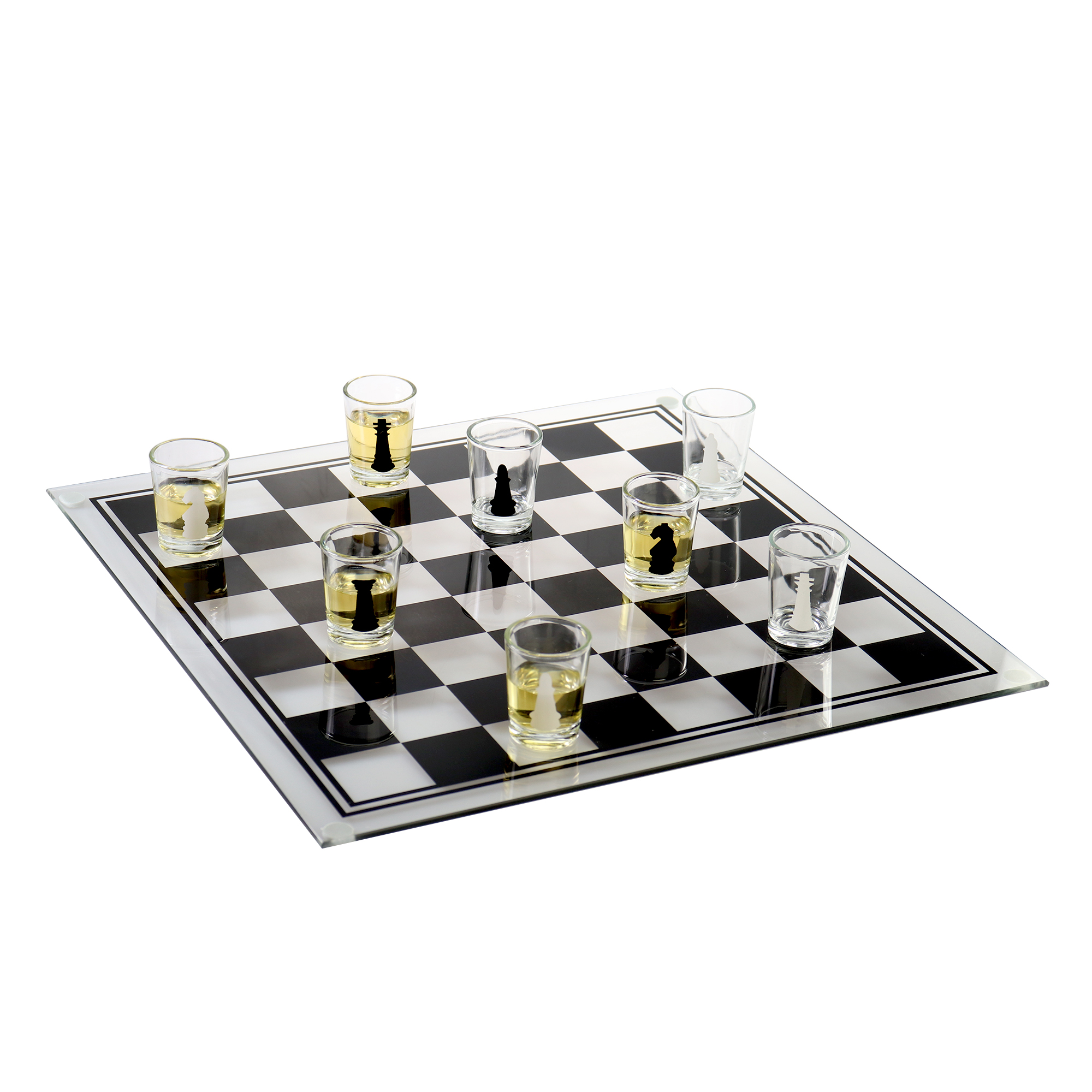 Schnapsgläser Schach - Trinkspiel 0567