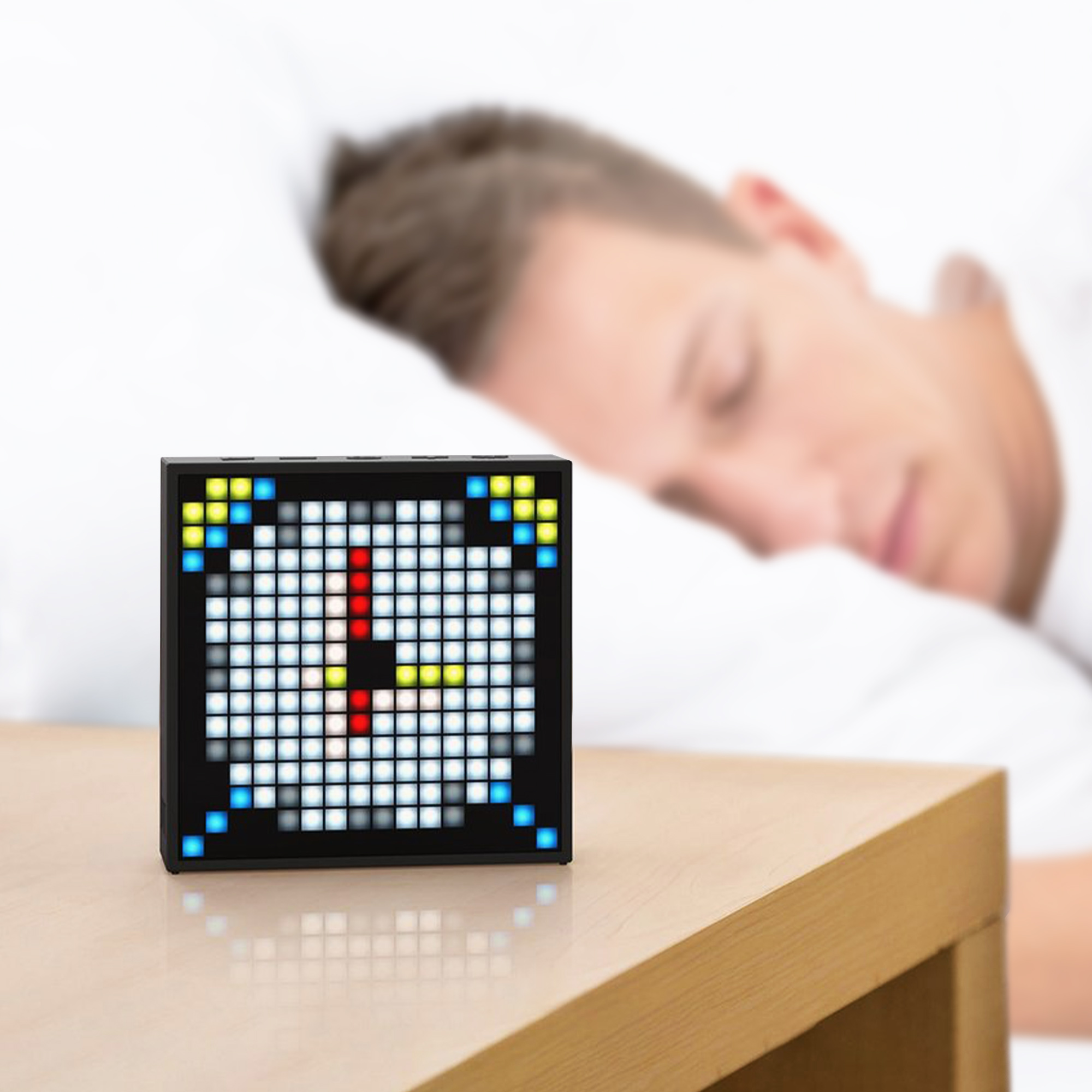 Pixel Bluetooth Lautsprecher - TimeBox mit Display