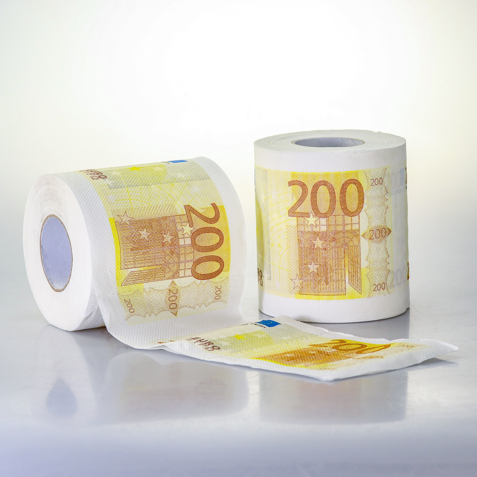 Geld Toilettenpapier - 200 Euro - 2er Set 4126 - 3