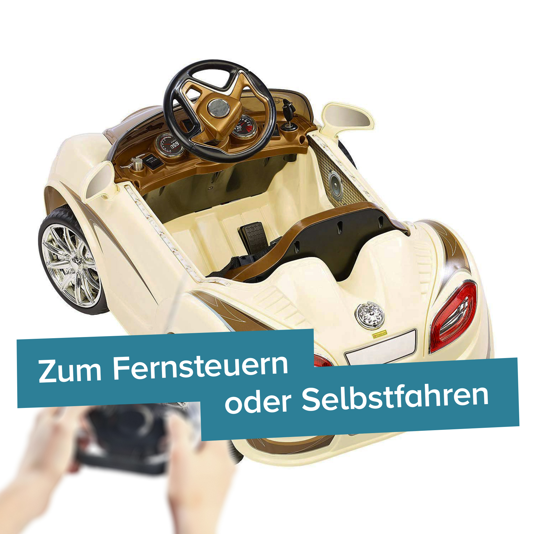 Kinder Elektroauto mit Fernbedienung - Oldtimer 3979 - 6