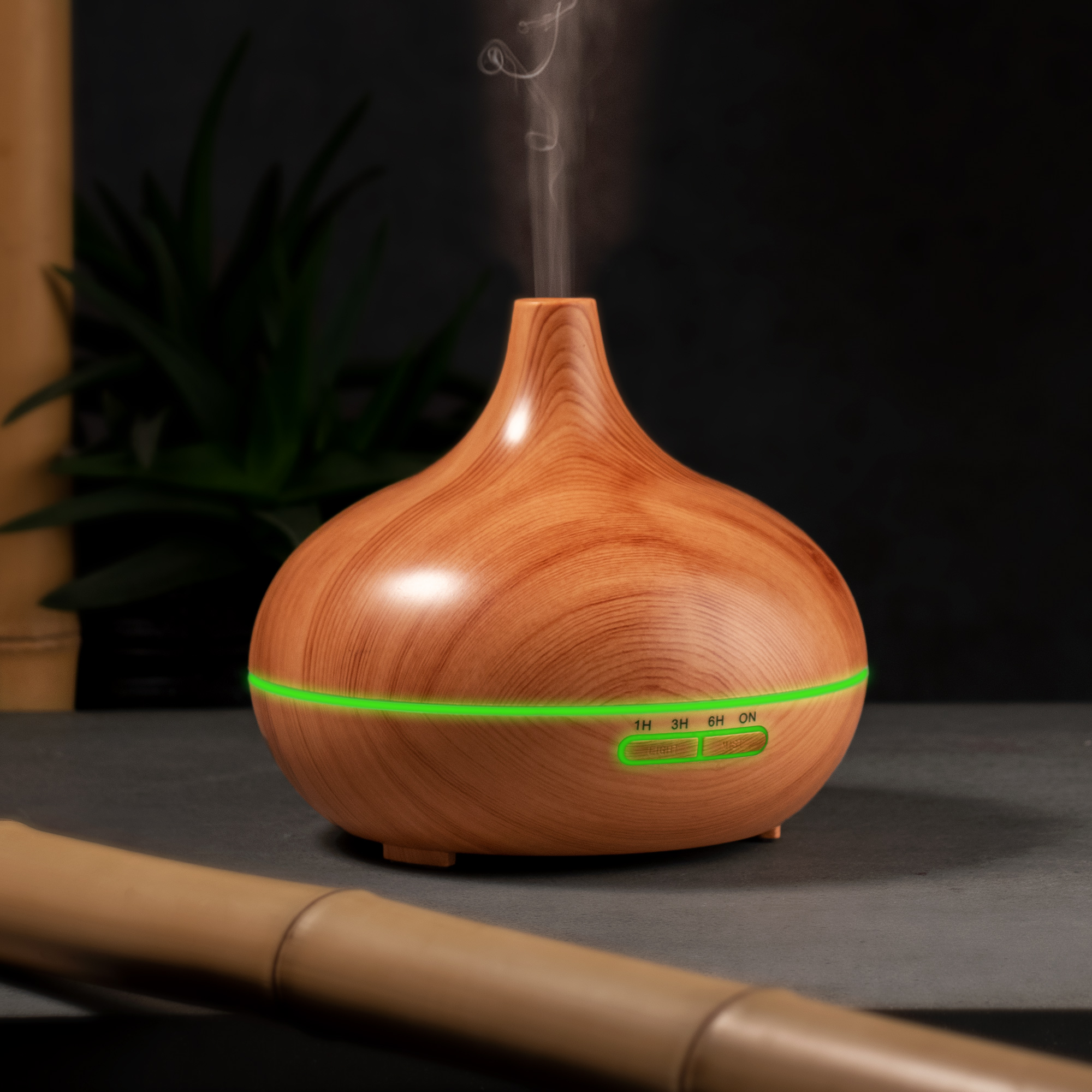 Luftbefeuchter mit Aroma Diffuser und LED Farbwechsel