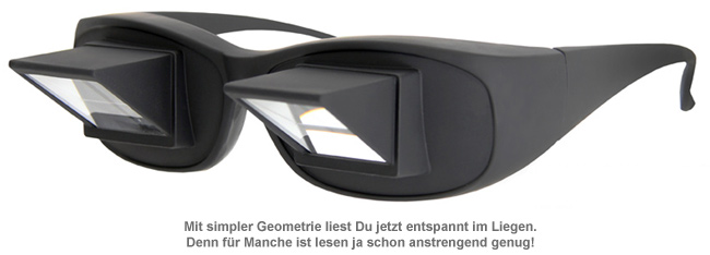 Winkelbrille zum Lesen im Liegen 2301 - 3