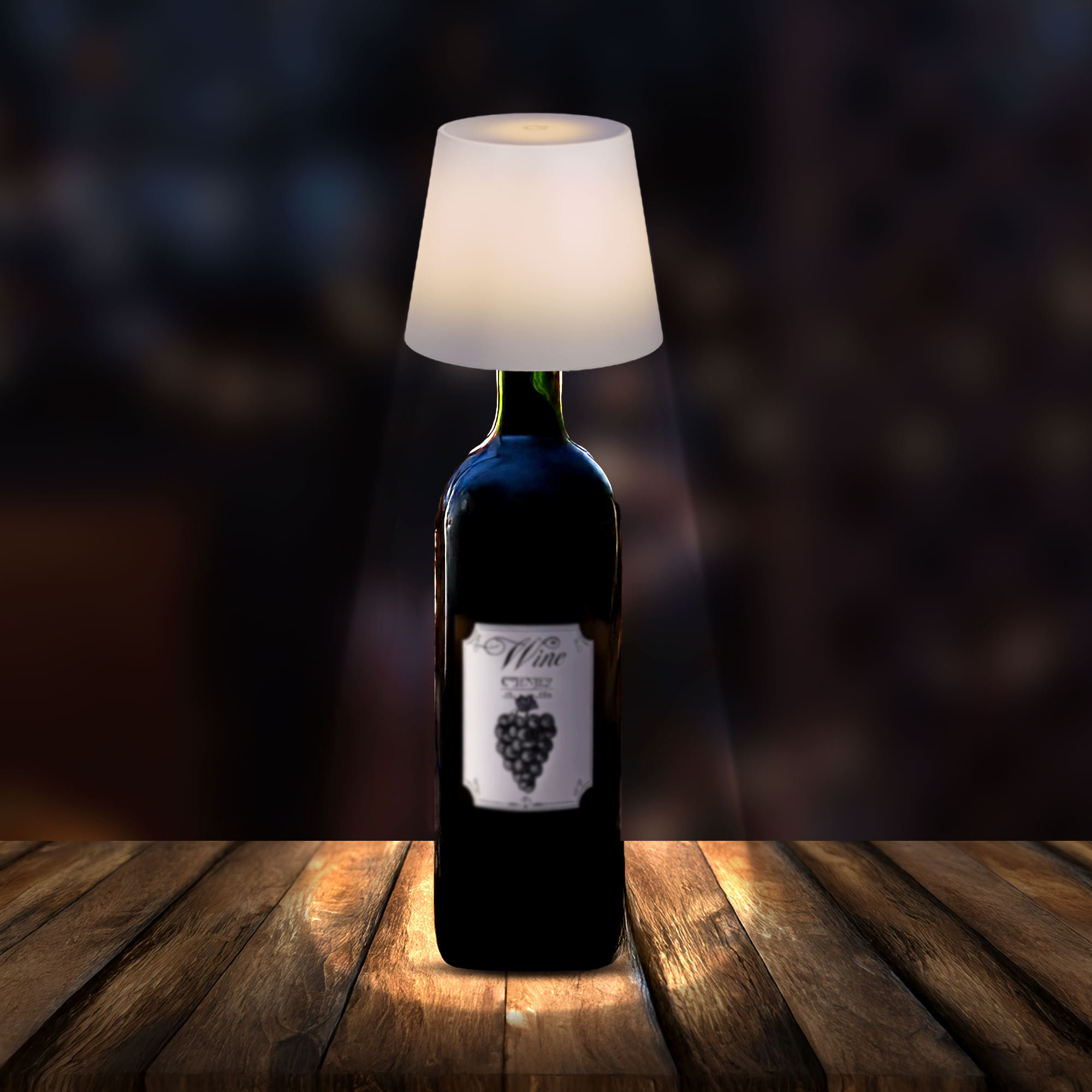 LED Flaschenlampe - Flaschenaufsatz