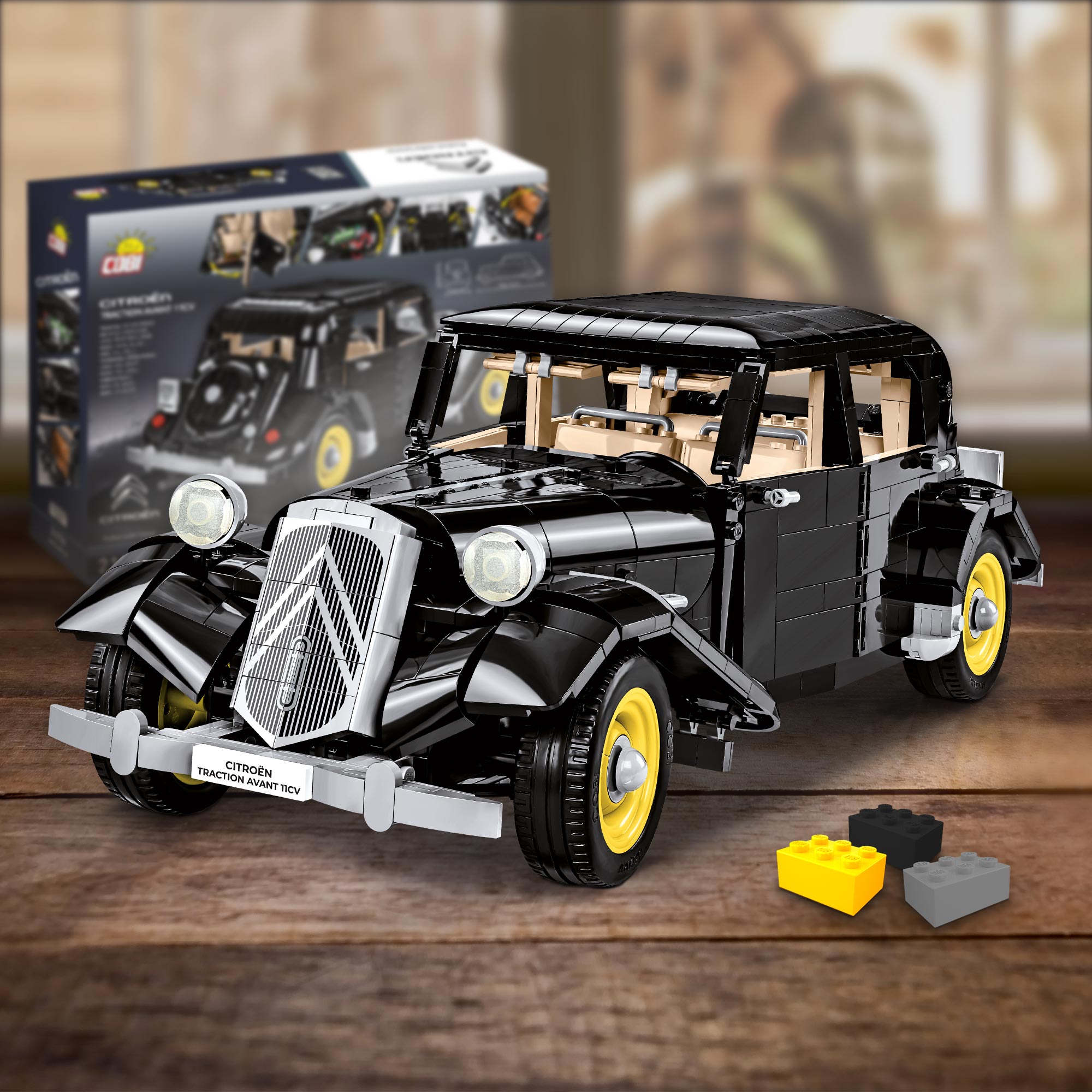 Citroen Traction Avant - Cobi Klemmbausteine 1008-DH-0000 Citroen Traction Avant - Cobi Klemmbausteine 1008-DH-0000