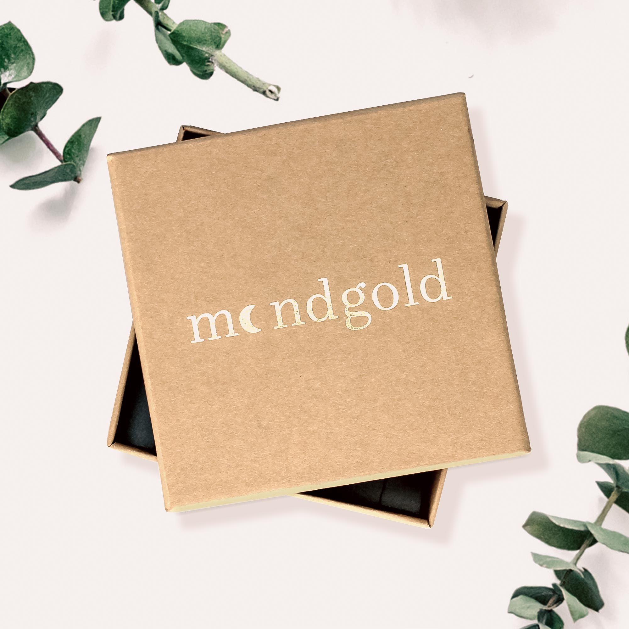 Runder Kettenanhänger Rosegold - Initialen Halskette