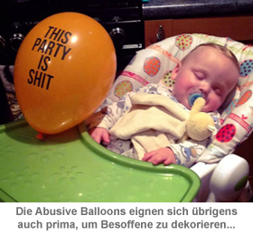 Abusive Balloons 12er Set - Fiese Luftballons 3074 - 2