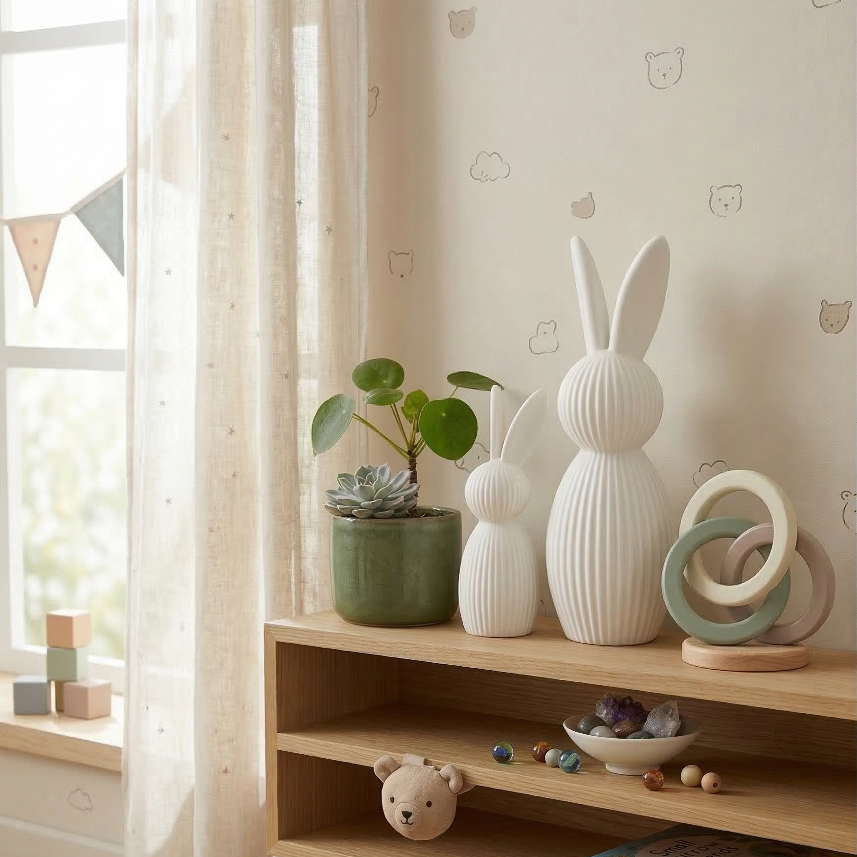 Deko Hasen 2er-Set – Süße Deko mit Langohren