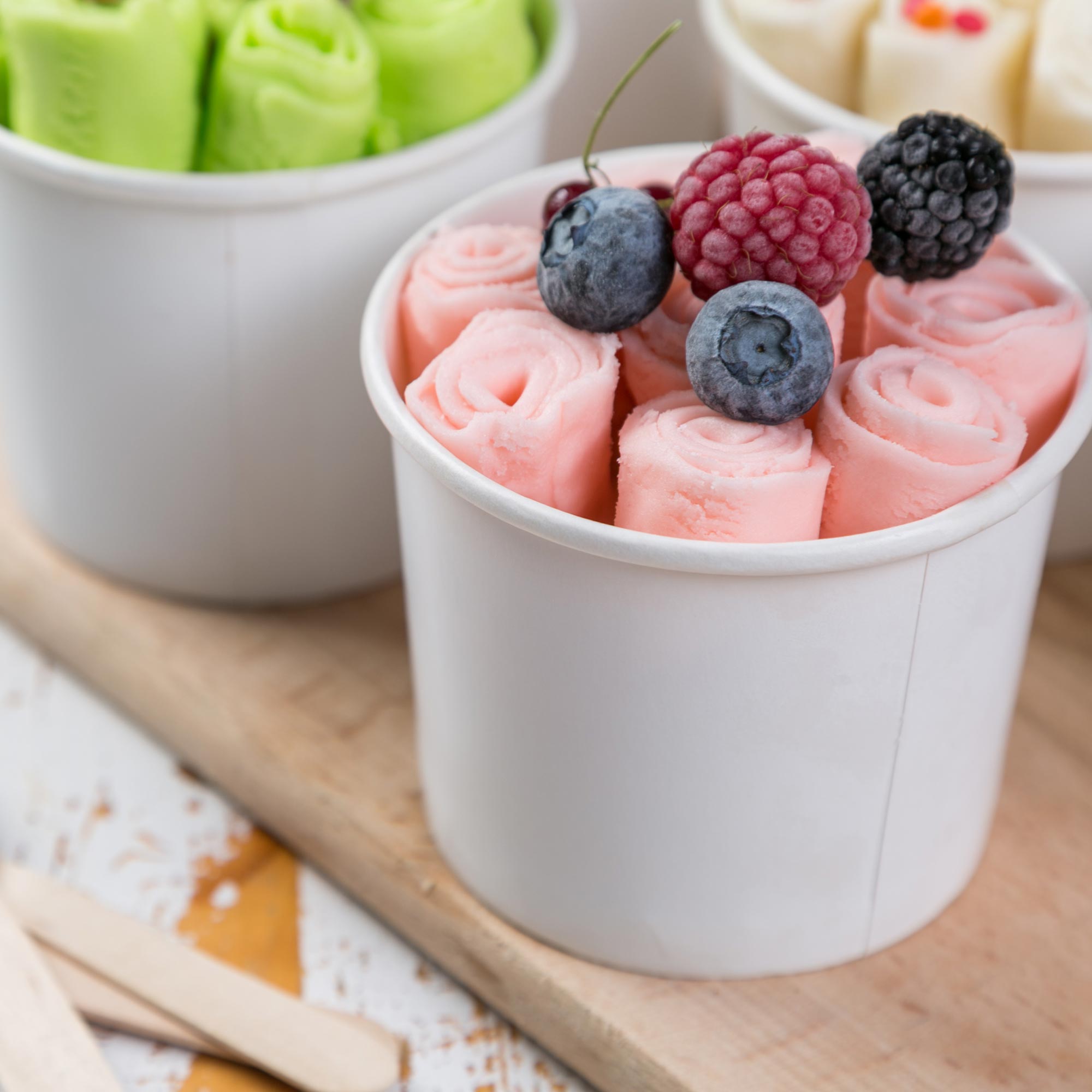 Ice Rolls selber machen - DIY Set Grau