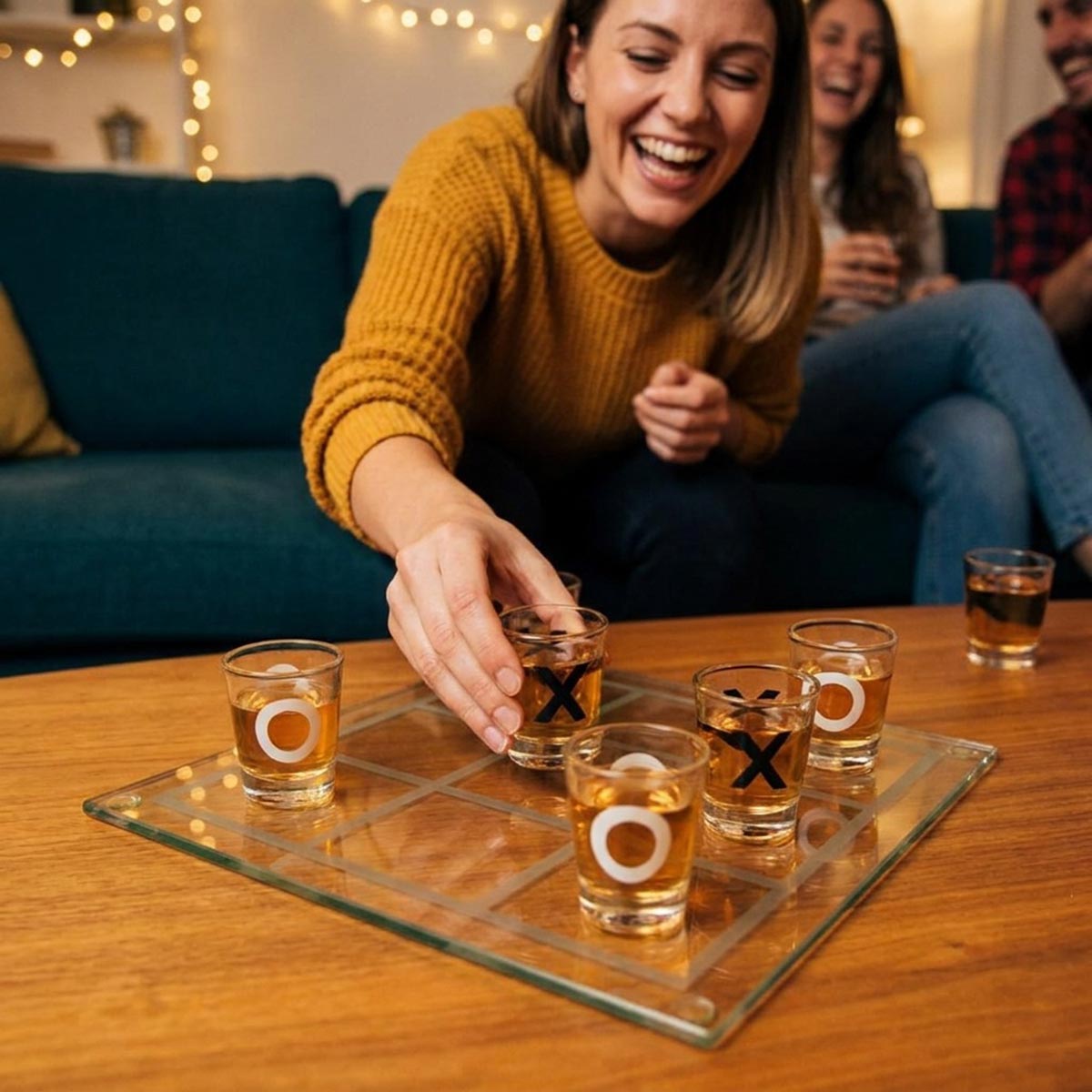 Party Trinkspiel - Tic-Tac-Toe