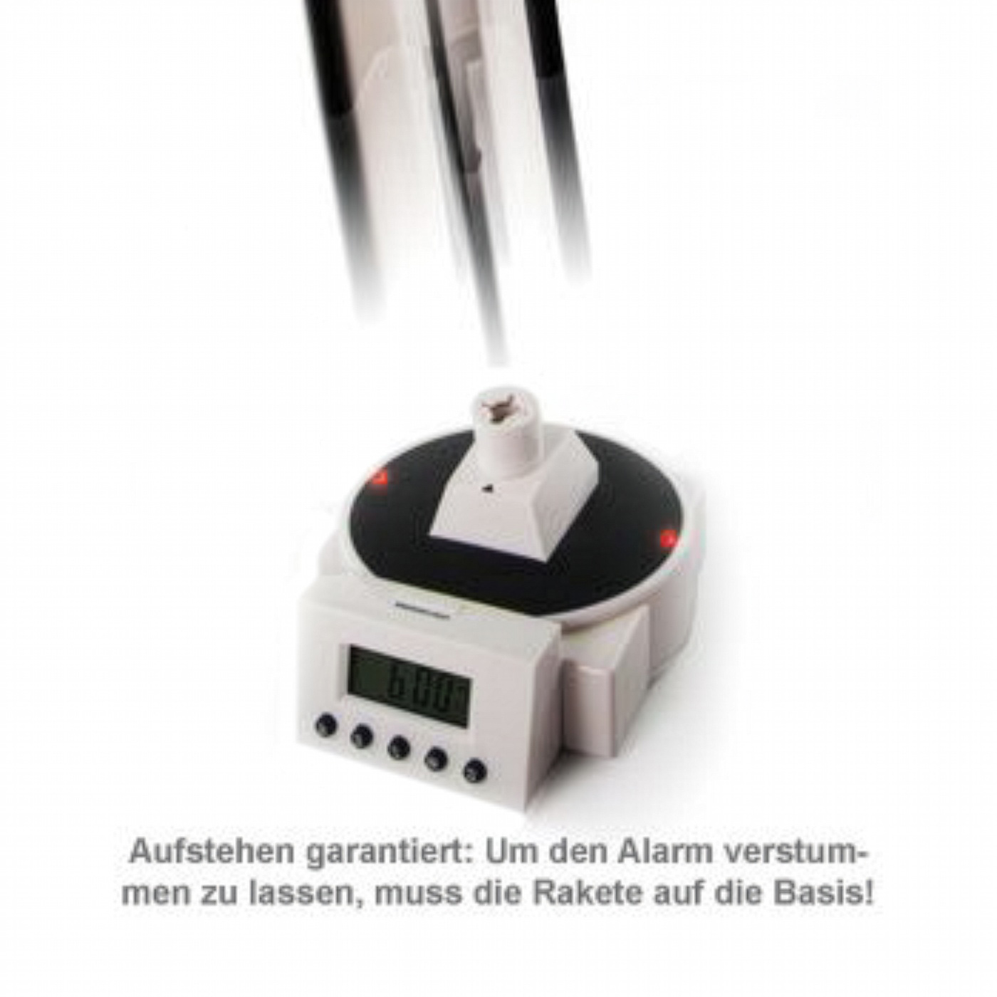 Wecker mit Rakete Wecker mit Rakete