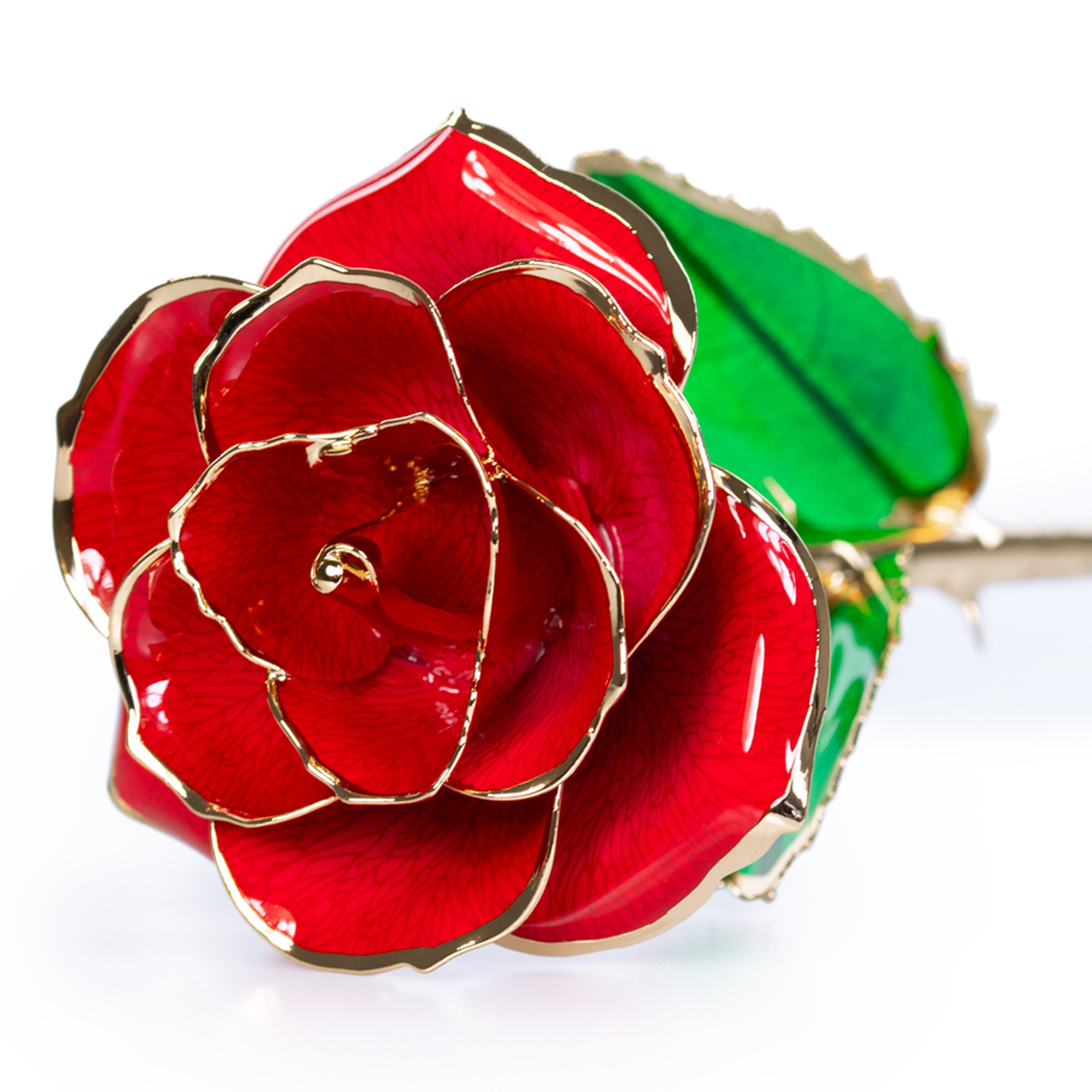 Vergoldete Rose mit Geschenkbox - Weltbeste Mama 3441 - 3