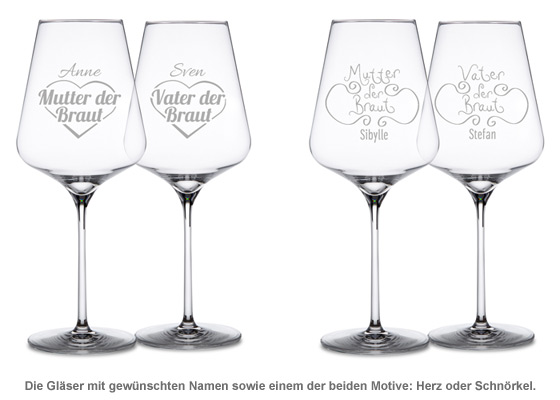 Weingläser für Brauteltern 2537 - 1