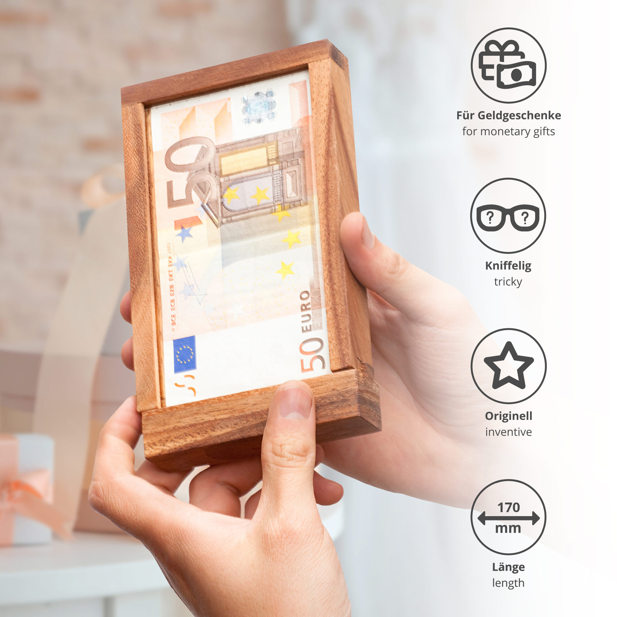 Magische Geldgeschenkbox