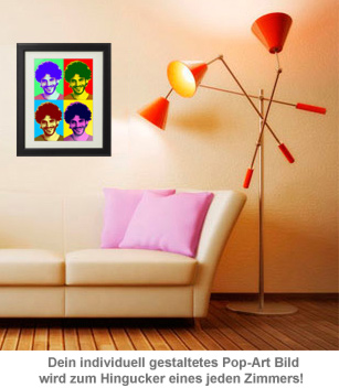 Personalisiertes Pop-Art Bild - Portrait