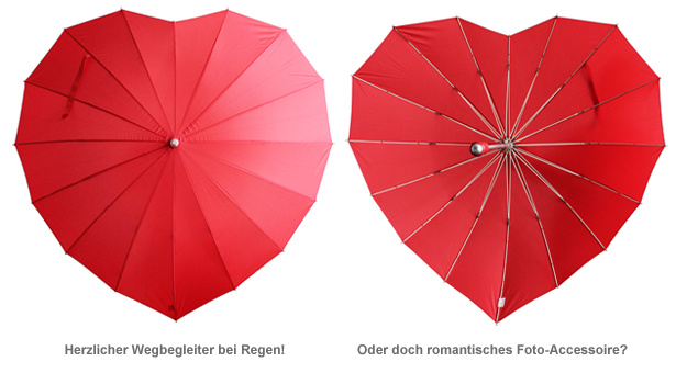 Herz Regenschirm 3015 - 1