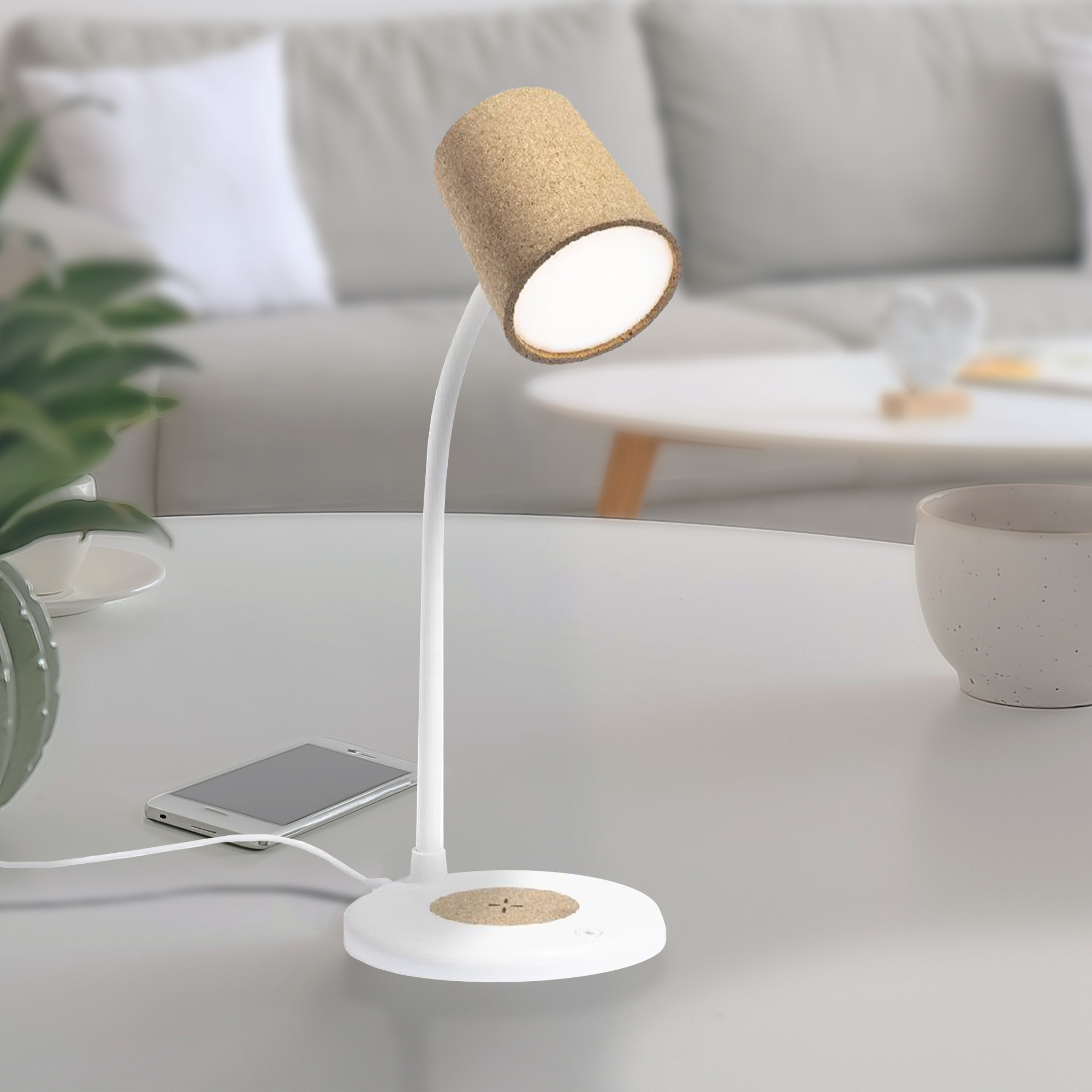 LED Lampe - 3in1 Bluetooth Lautsprecher mit Ladestation