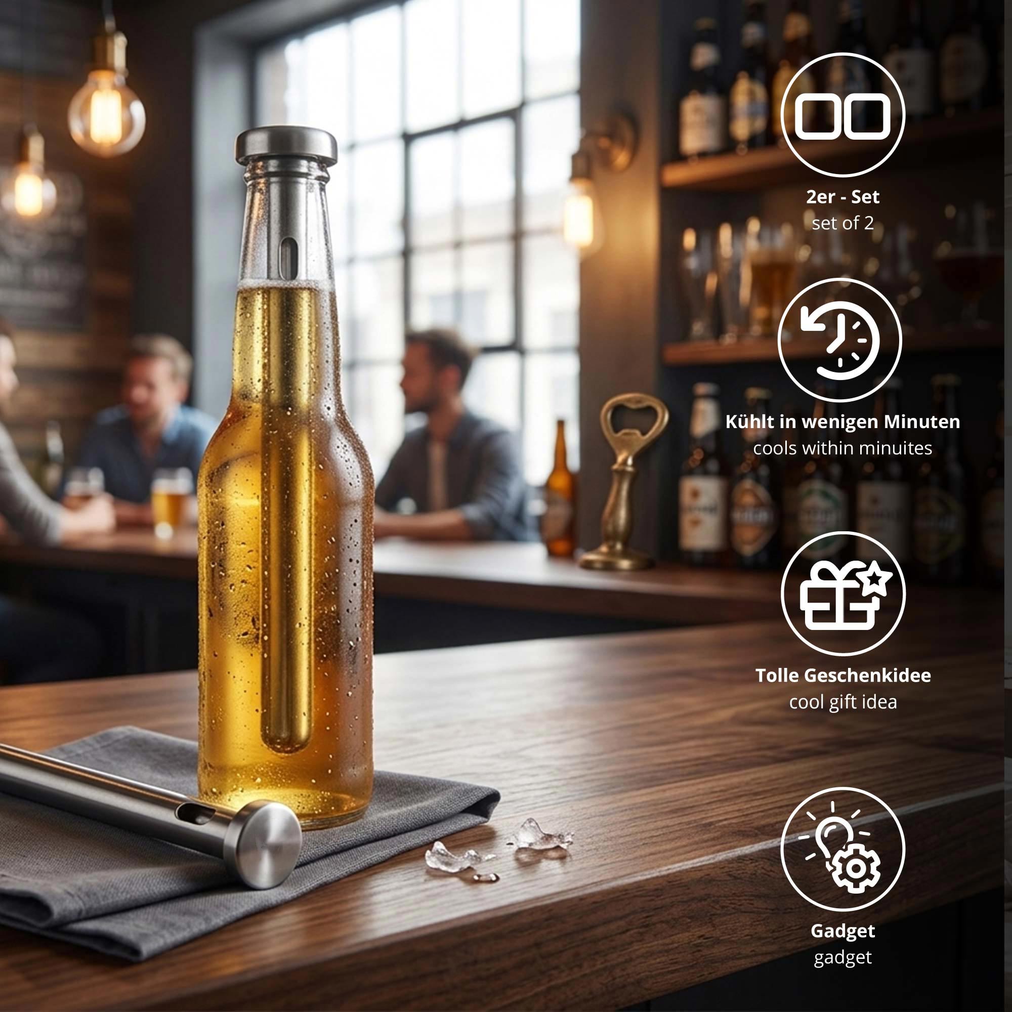 Beer Chiller - Stab Bierkühler 2er Set