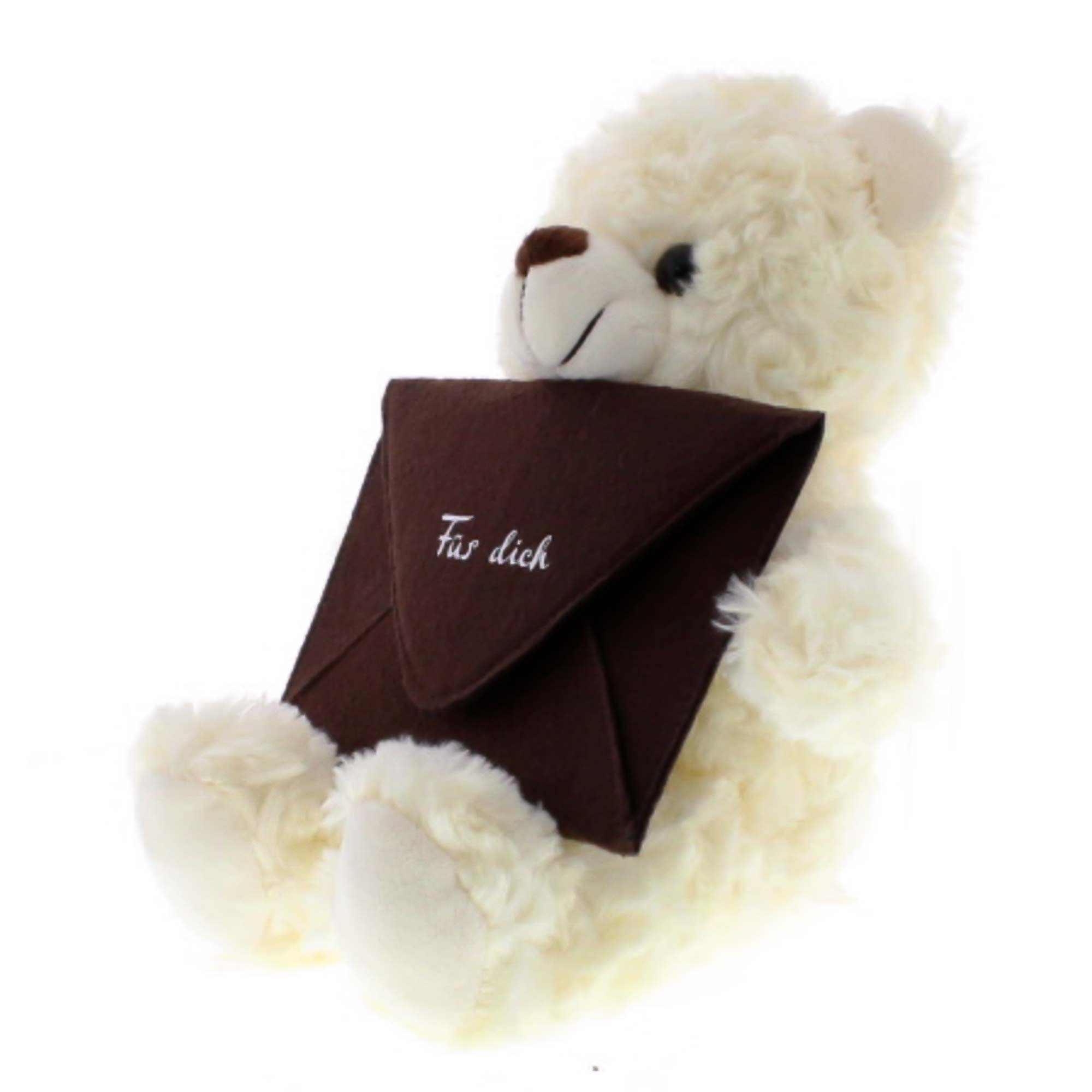 Botschaftsbär - brauner Umschlag