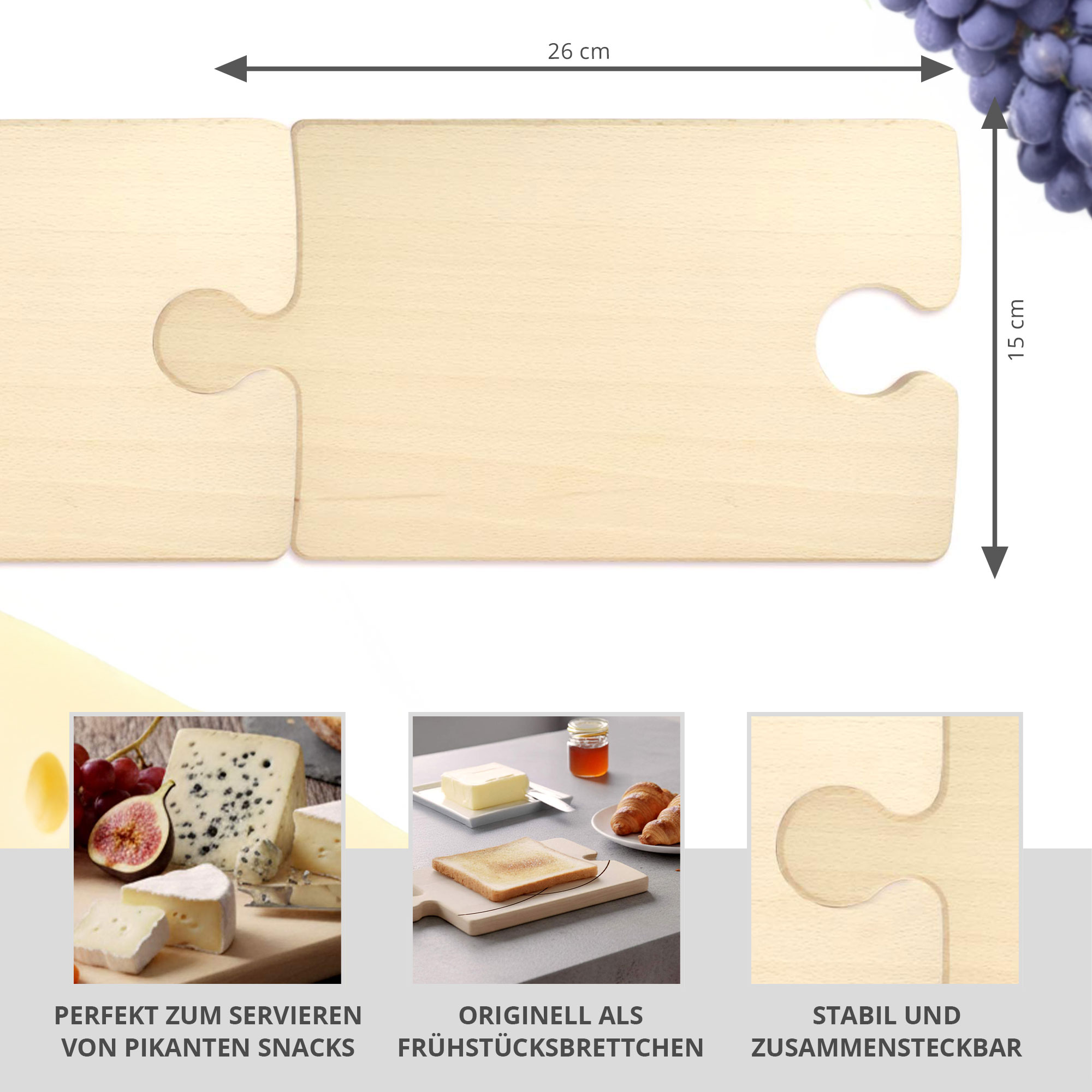 Puzzle Brettchen - 2er Set Puzzle Brettchen - 2er Set