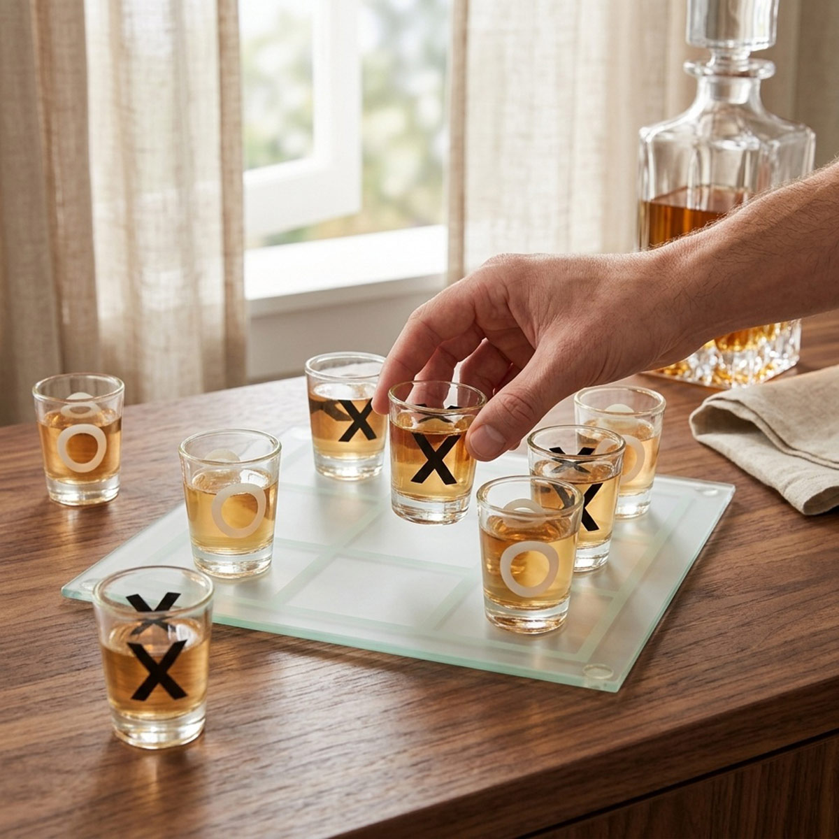 Party Trinkspiel - Tic-Tac-Toe