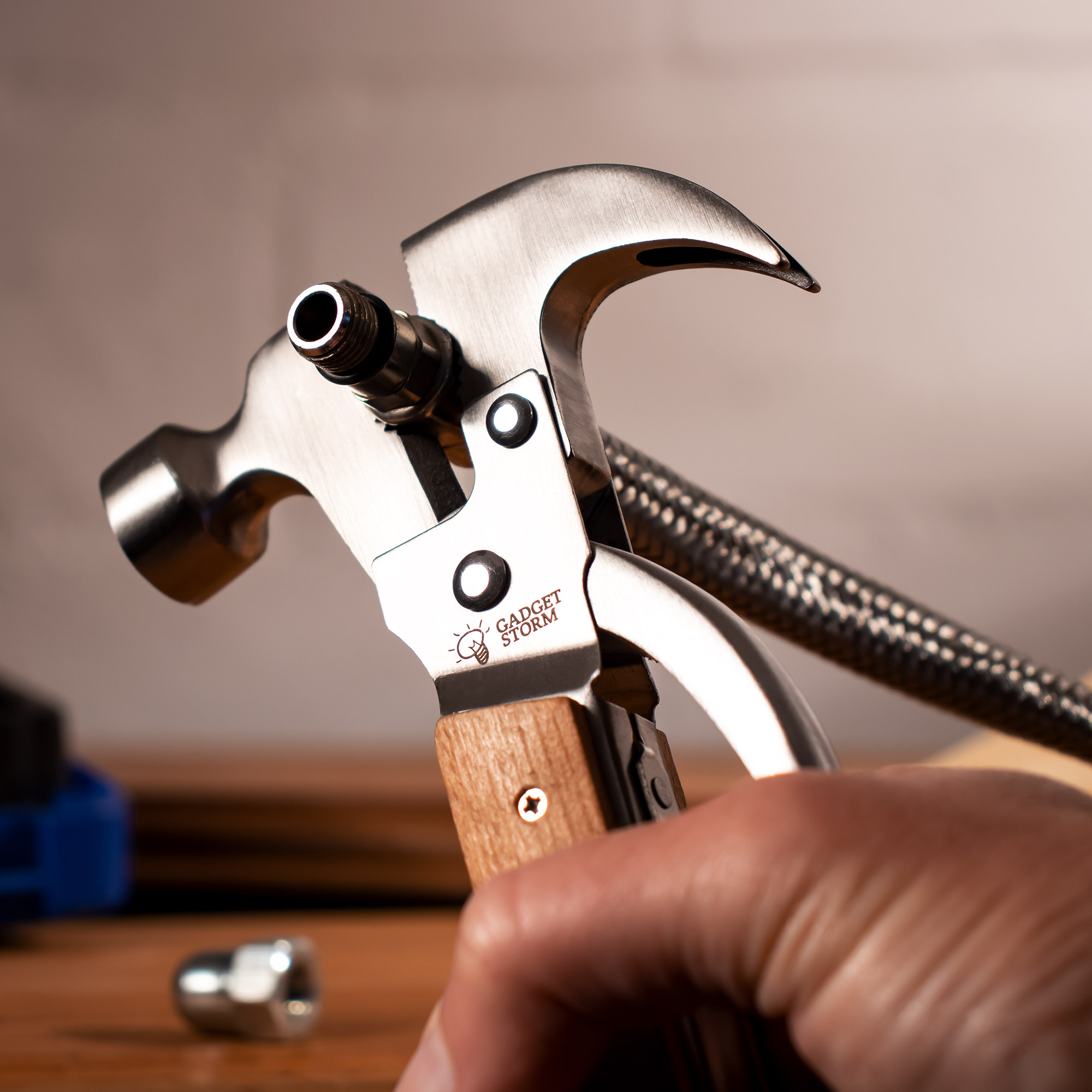 Holz Hammer Multifunktionswerkzeug - Bester Papa