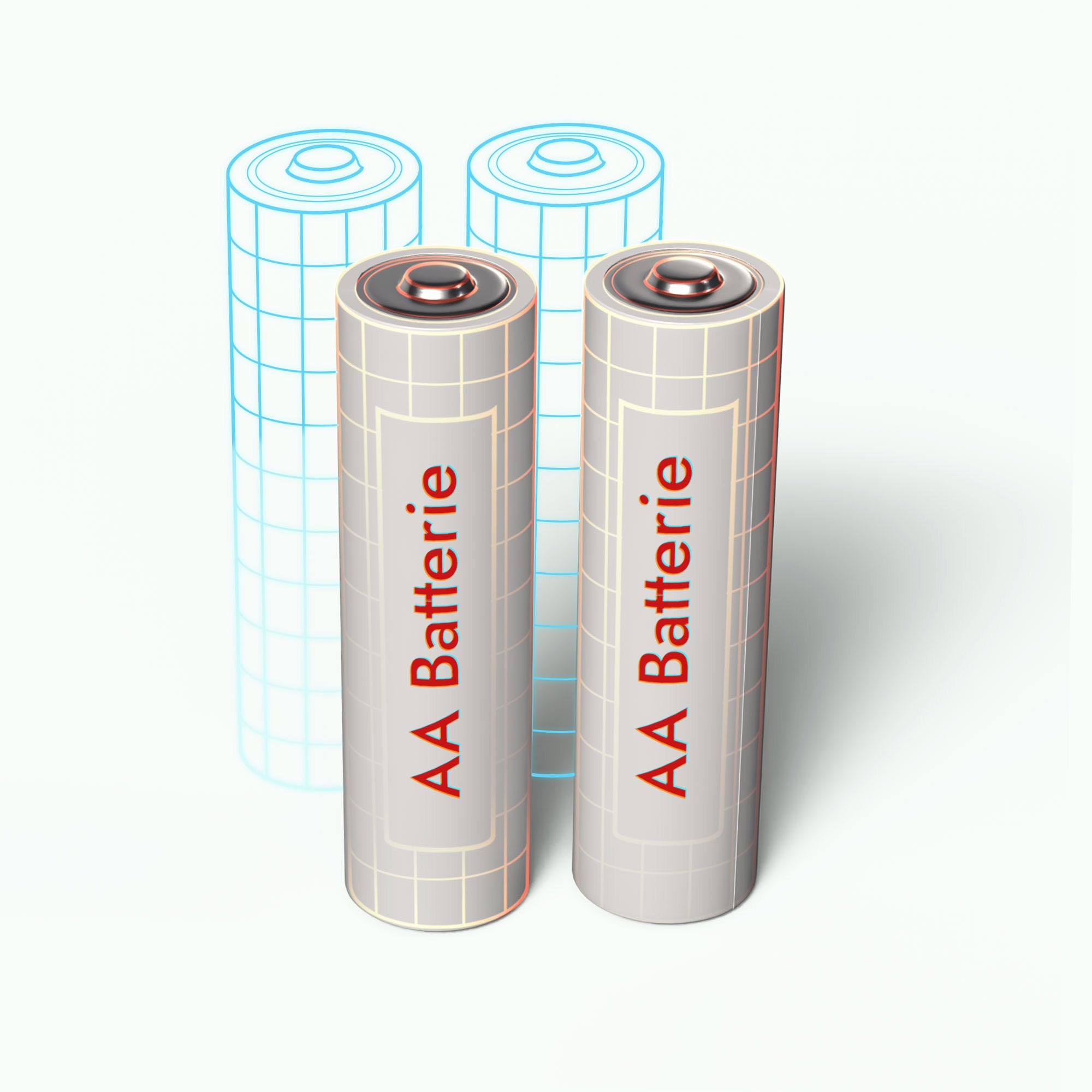 Mignon-Batterien für Batteriekasten - AA Mignon-Batterien für Batteriekasten - AA