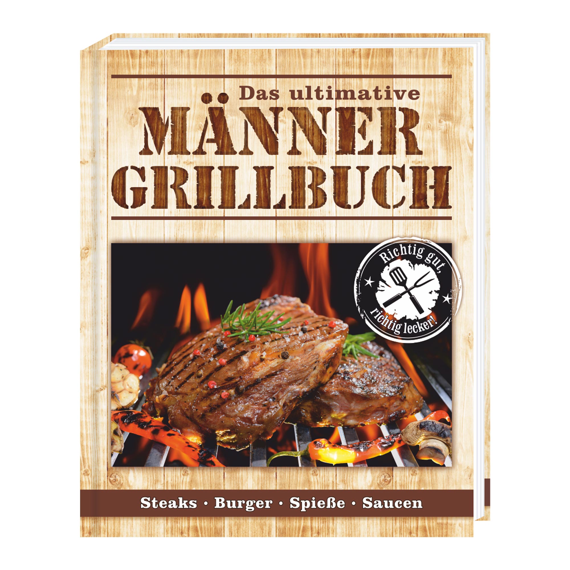 Männer Grillbuch - Grillgeschenk Männer Grillbuch - Grillgeschenk