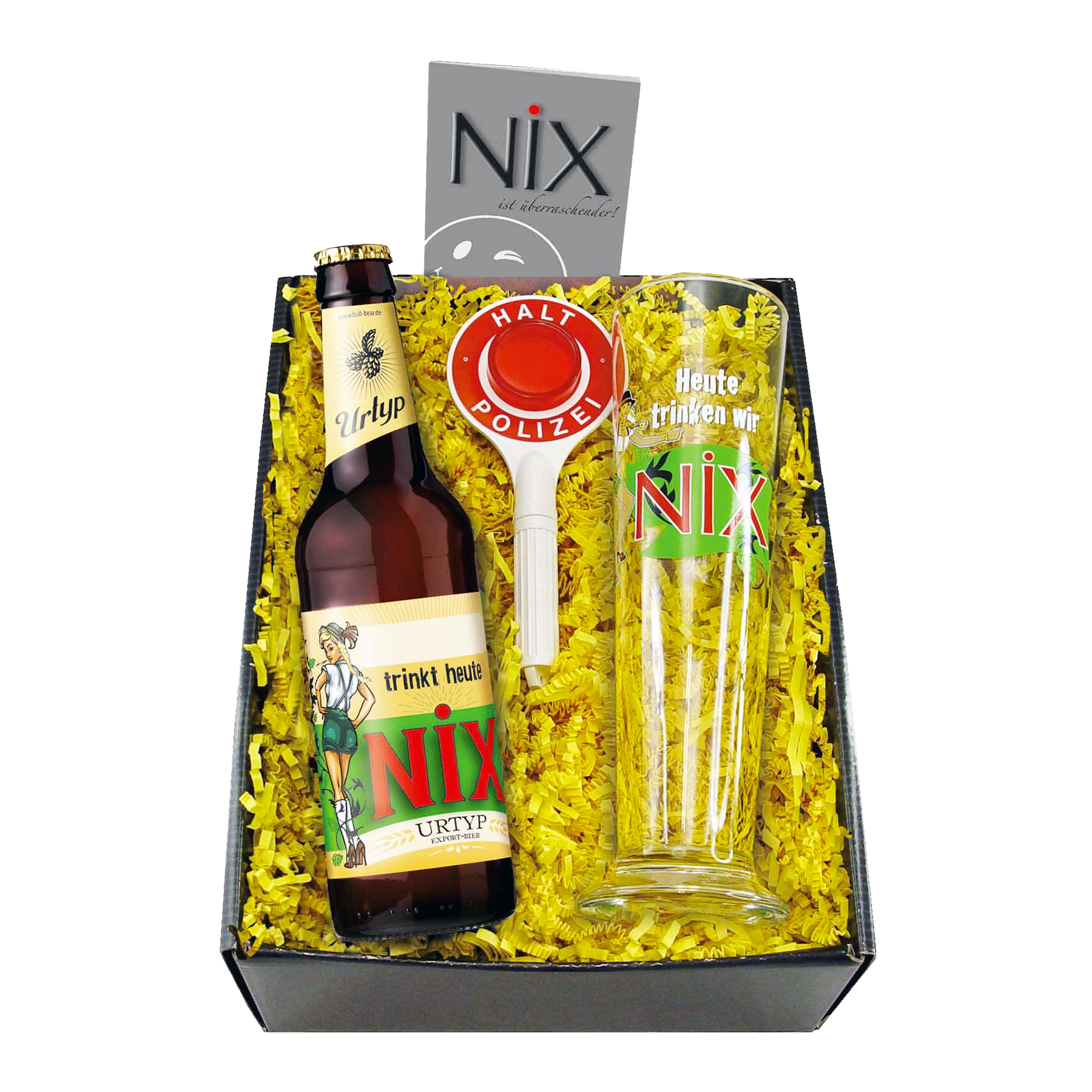 NiX im Glas - Biergeschenk Box