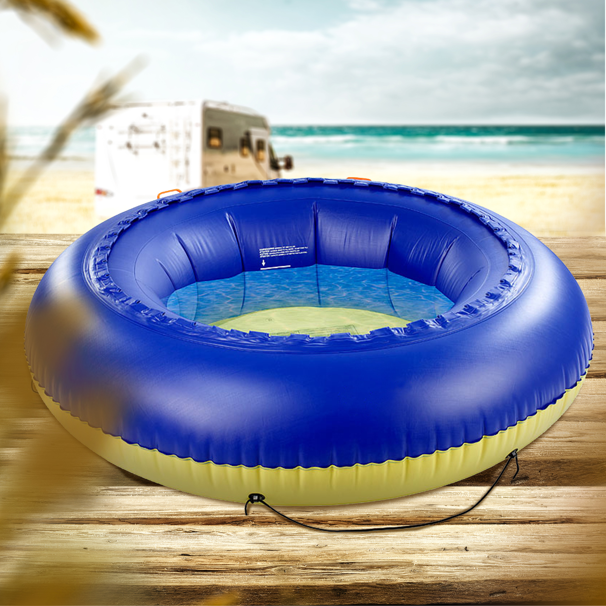 Trampolin und Kinderpool 4in1