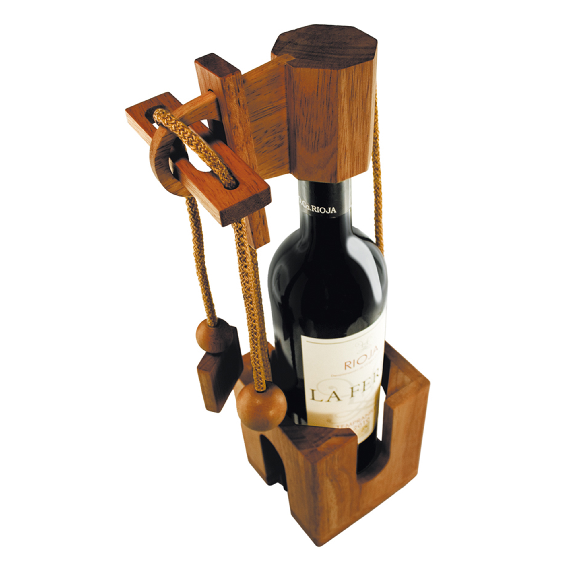 Edelholz Flaschenpuzzle