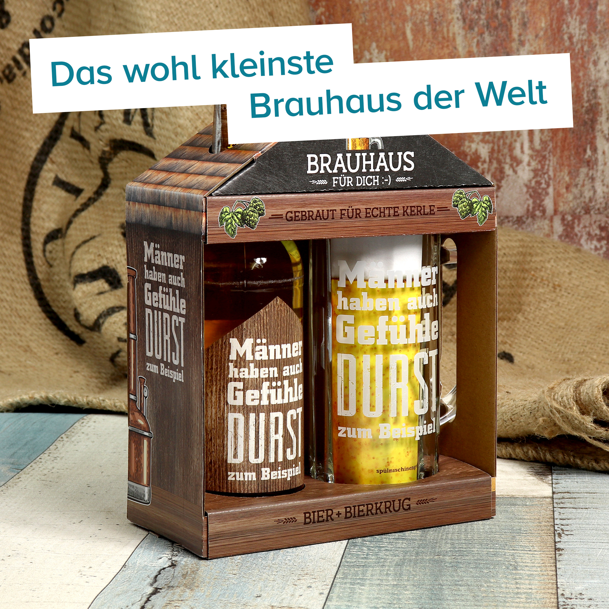 Kleines Brauhaus - Bierset für Männer mit Gefühlen 3974 - 7