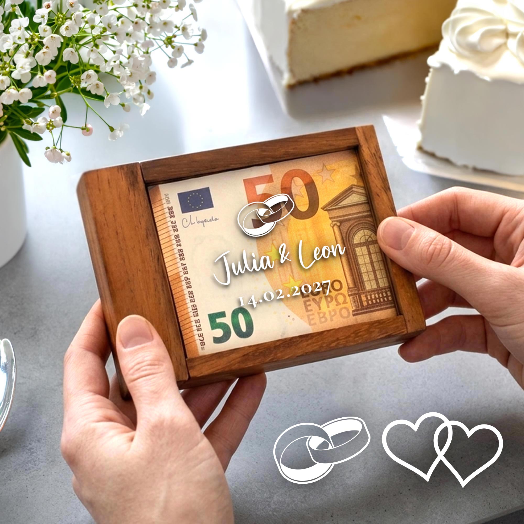 Magische Geldgeschenkbox Kompakt zur Hochzeit Magische Geldgeschenkbox Kompakt zur Hochzeit