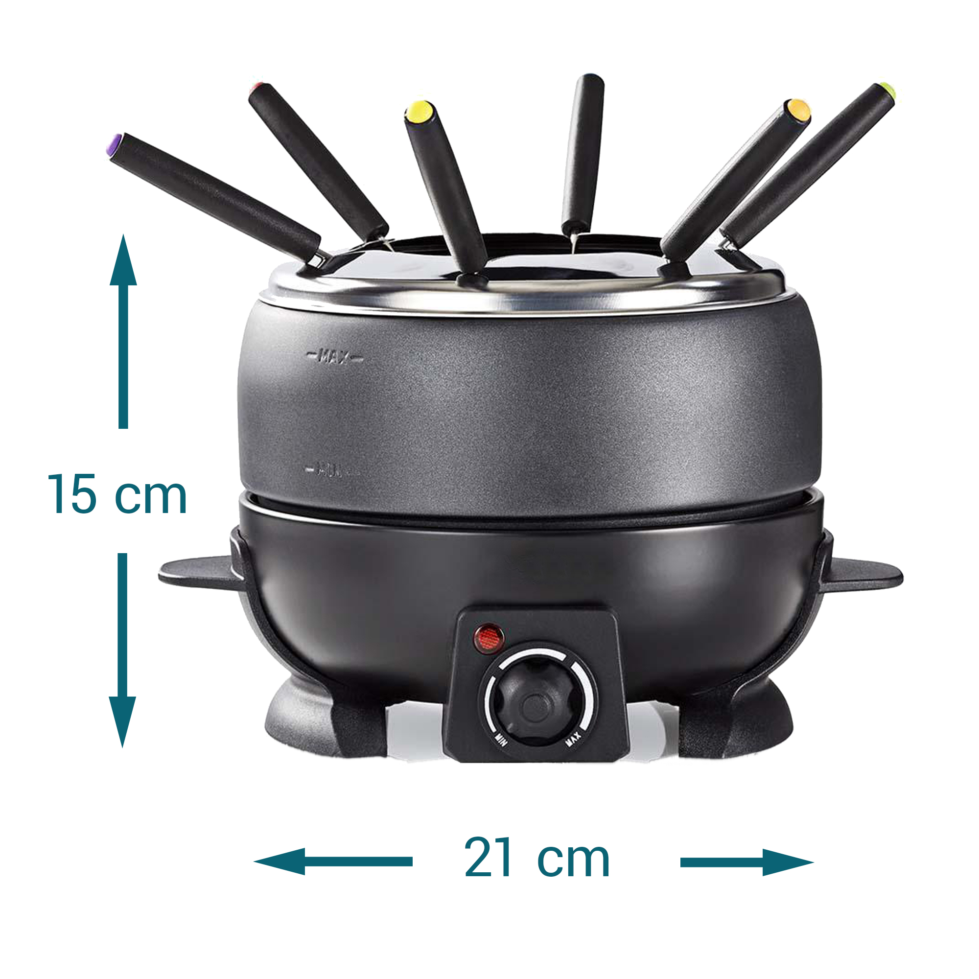 4in1 Elektrisches Fondue Set und Feuertopf 2142-MZ - 6