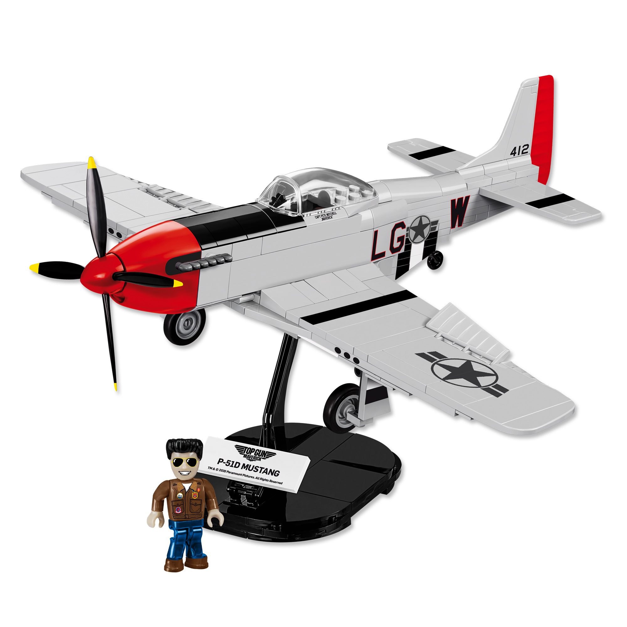 P-51D Mustang - Cobi Klemmbausteine 1012-DH-0000 - 4
