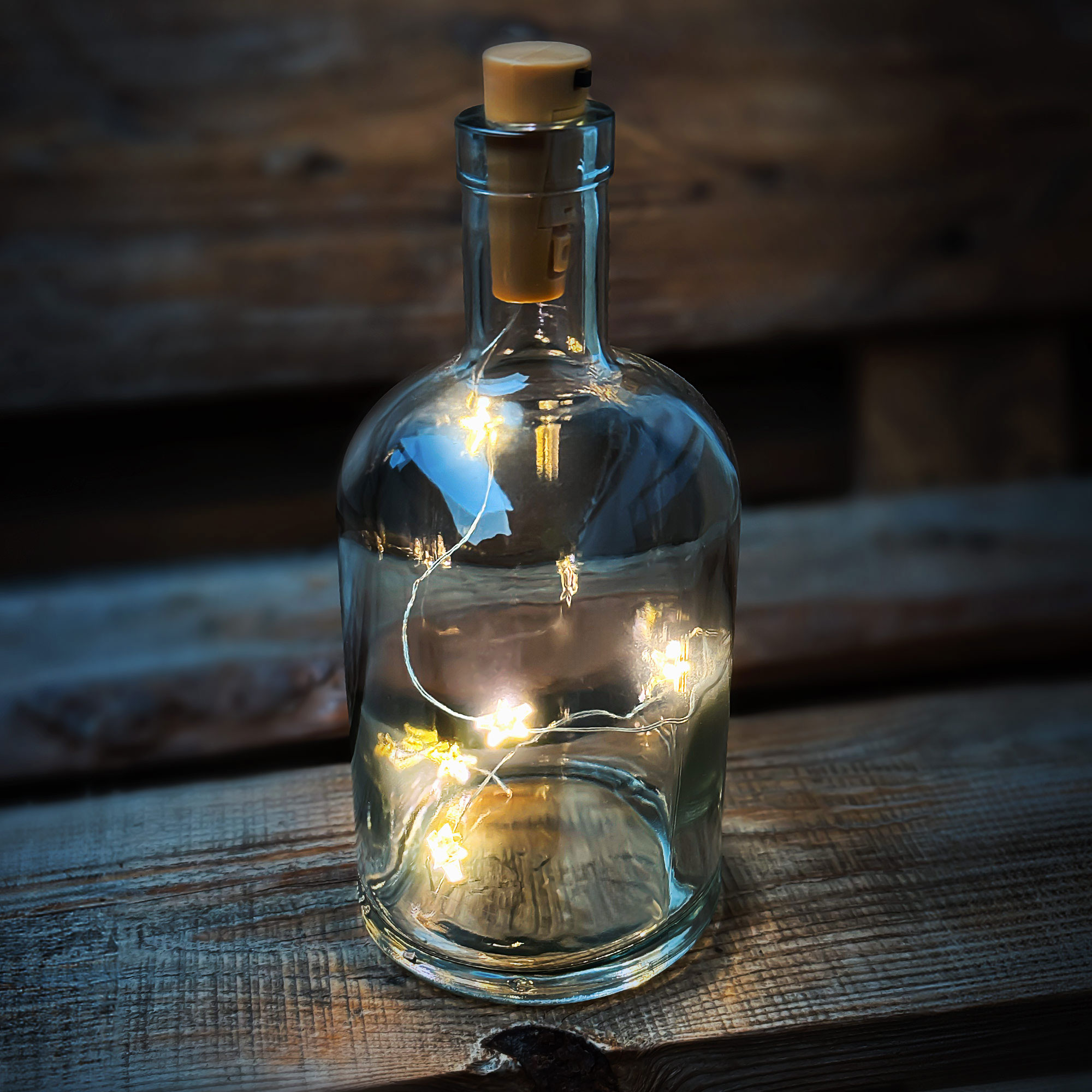 LED Lichterkette für Flaschen